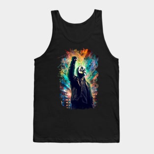 Revolutionary Spirit: Anonymous Fist of Freedom T-Shirt Tank Top